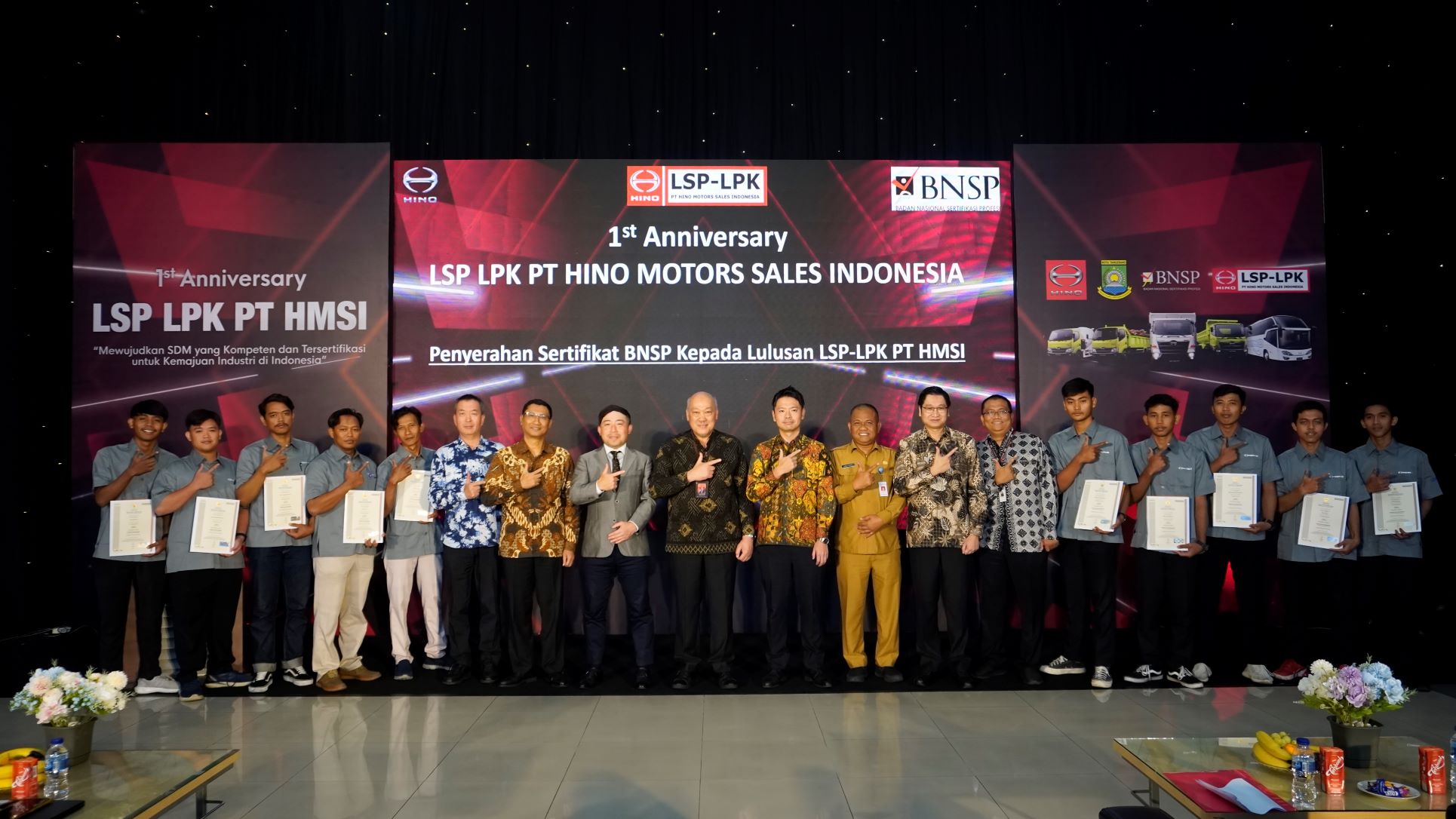 LSP-LPK Hino 1 Tahun Berdiri, Wujudkan SDM Kompeten dan Tersertifikasi Untuk Kemajuan Industri di Indonesia 