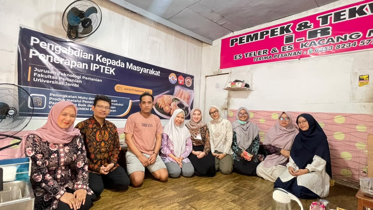 Dosen Unja Dorong UMKM Pempek I.R. Tingkatkan Mutu dan Perluas Pasar