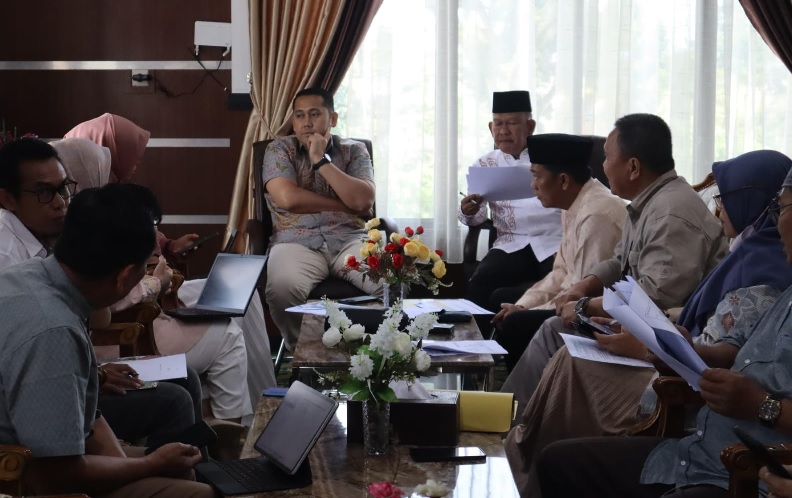 Bupati H M Syukur Pimpin Rakor Bersama BPJS Kesehatan