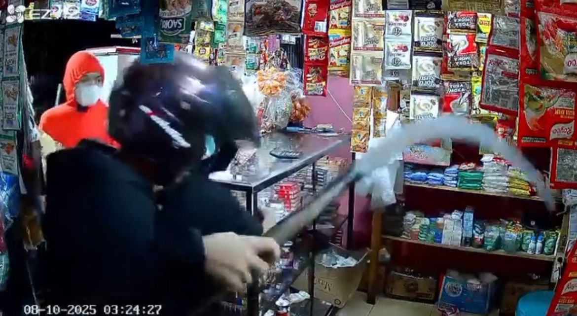 Satu Malam, Empat Toko di Kota Jambi Diserang dan Dijarah Geng Motor