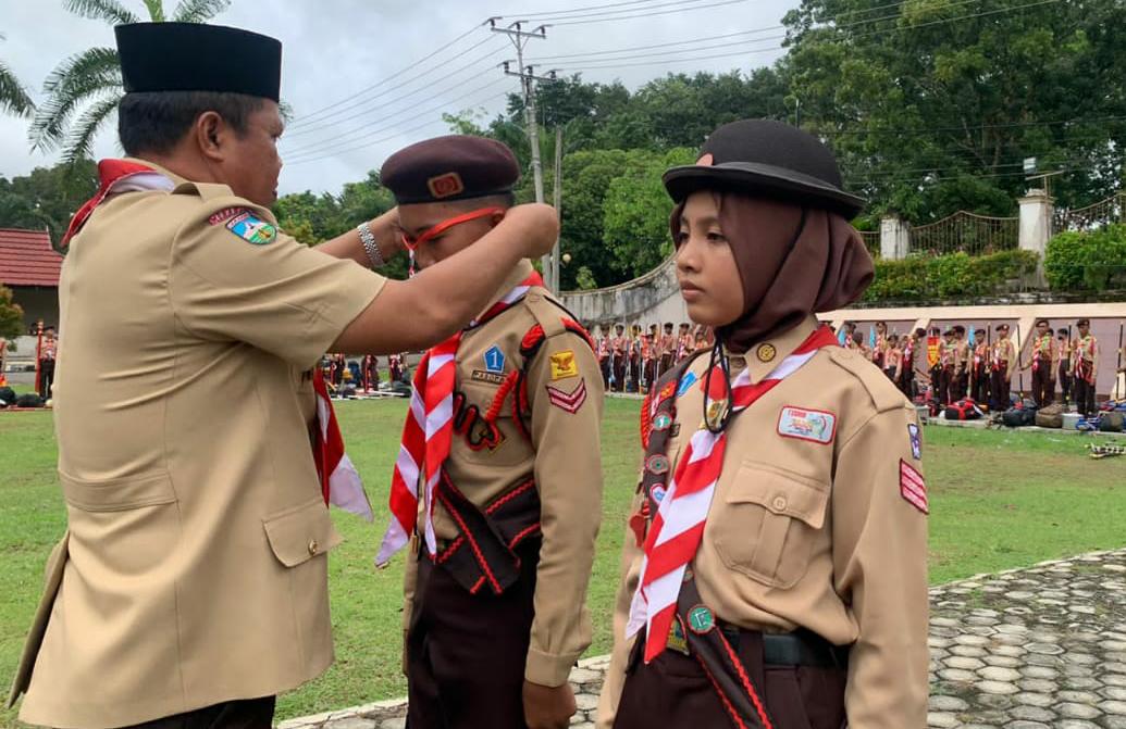 Mantap, Dimulai LT III Regu Penggalang 2022 Kwartir Cabang Gerakan Pramuka Merangin