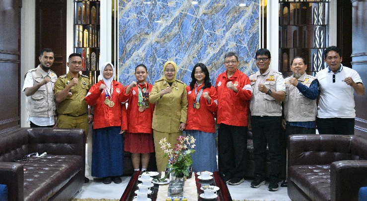 Raih Prestasi Nasional dan Internasional, Pj Wali Kota Apresiasi Karate-Do Muda Kota Jambi