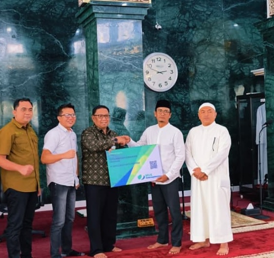 BPJS Ketenagakerjaan Lindungi Pengurus Masjid Ar-Raudhoh