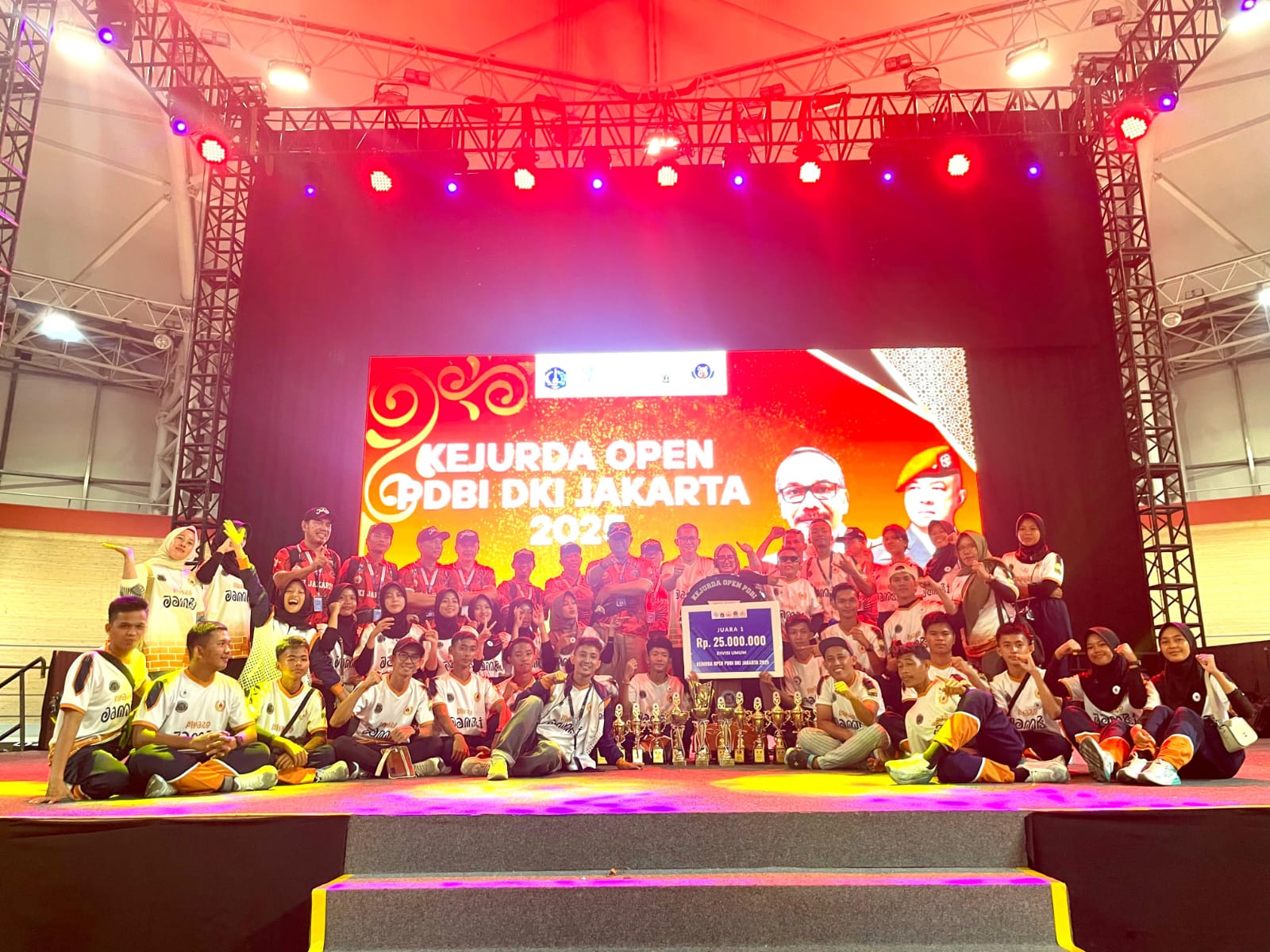 Kontingen PDBI Muaro Jambi Juara Umum Kejurda Open PDBI DKI Jakarta 2025