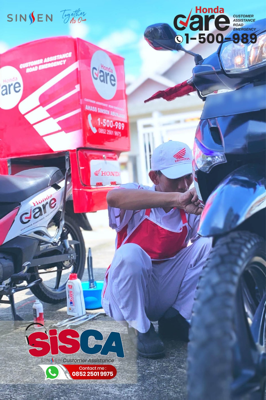 Honda Care, Layanan Respons Cepat untuk Konsumen Motor Honda di Jambi
