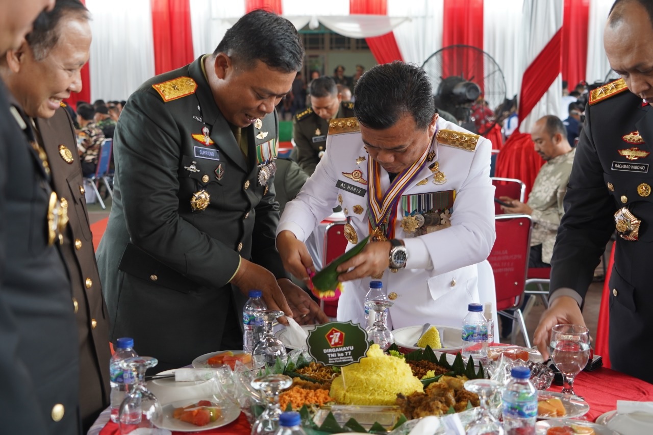 Ini Pesan Panglima TNI Andika Perkasa kepada Prajurit di Jambi Saat HUT Ke-77 TNI