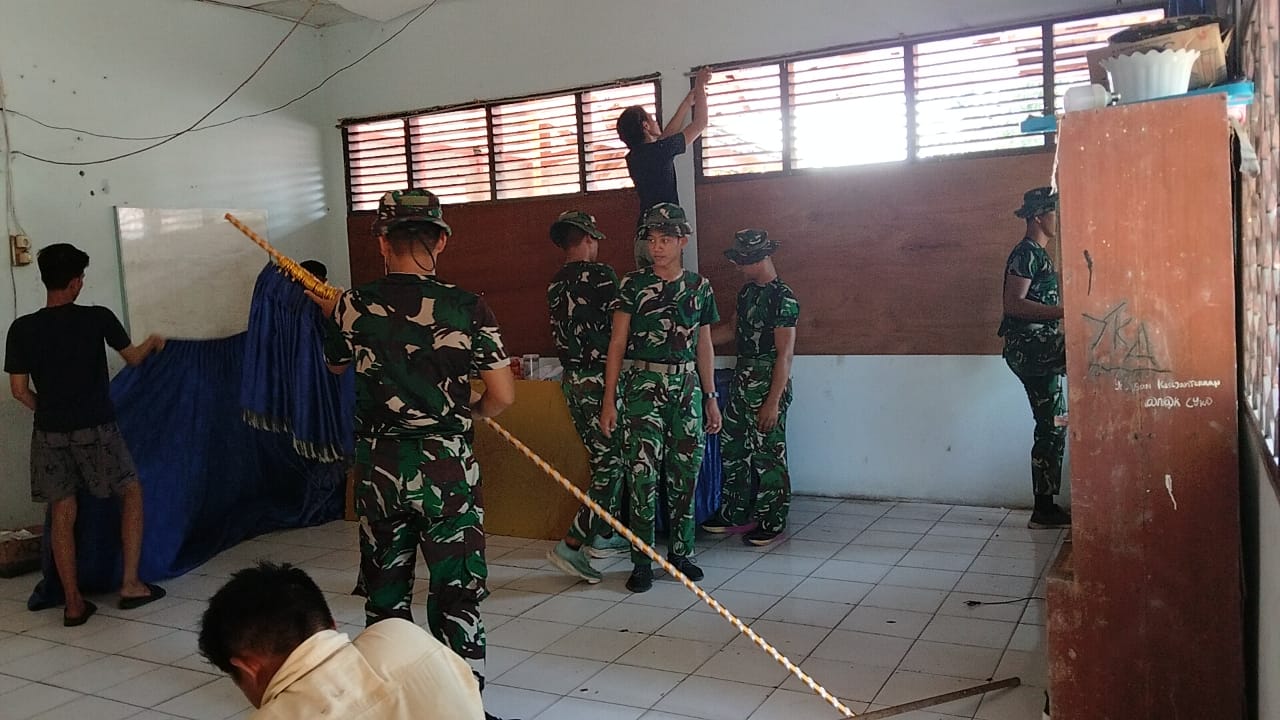 Karya Bakti Korem 042/Gapu Sentuh Anak Yatim di Jambi Selatan