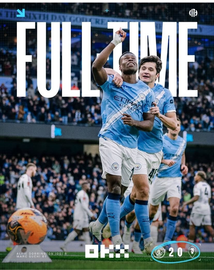 Bungkam Salford 2-0, Man City ke Putaran Lima Piala FA 