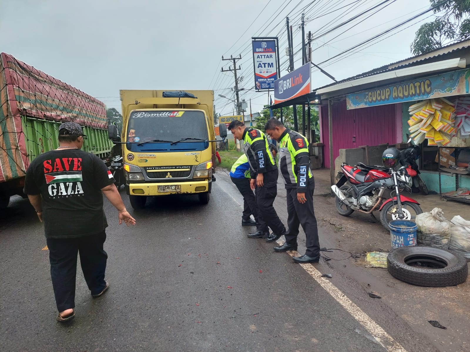 Lagi Angkutan Truk Batu Bara Terlibat Kecelakaan Beruntun di Jalan Lingkar Selatan 