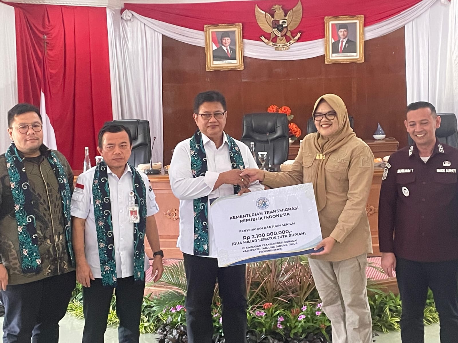 Kawasan Transmigrasi Geragai Dapat Bantuan Rp2,1 Miliar, Tiga Daerah Prioritas Lainnya Menyusul