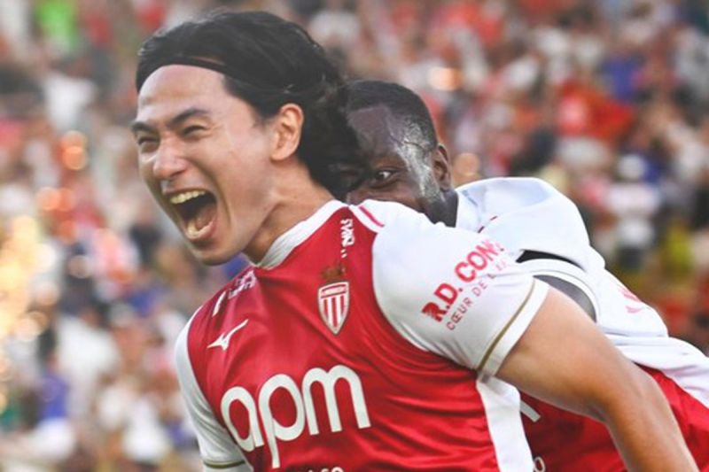 AS Monaco Sikat PSG 1-0, Gol Monaco Dilesatkan Takumi Minamino 