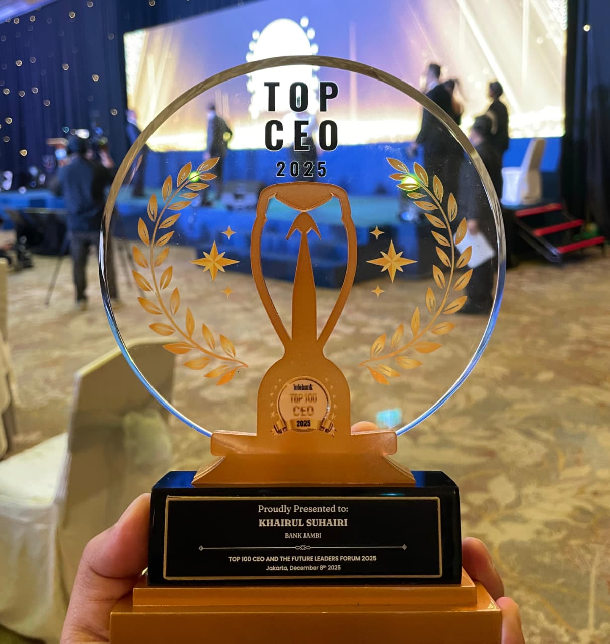 Bank Jambi Raih Penghargaan Top 100 CEO 2025