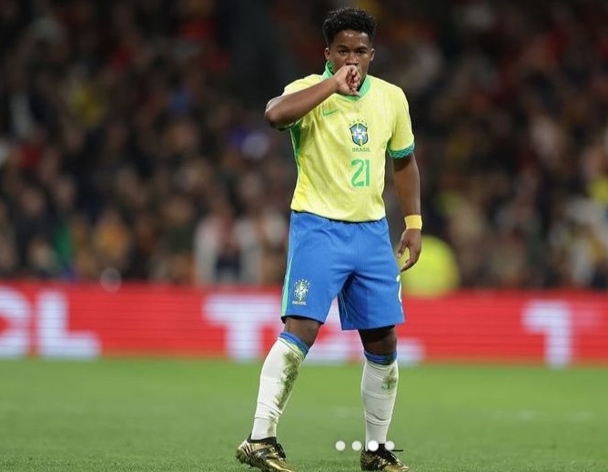 Endrick, Bintang Muda Brasil yang Bersinar di FIFA Matchday Maret