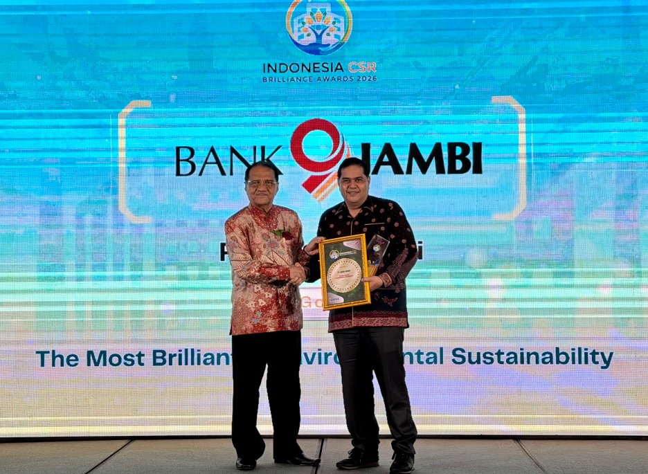 Bank Jambi Raih Tiga Penghargaan pada Indonesia CSR Brilliance Awards 2026 