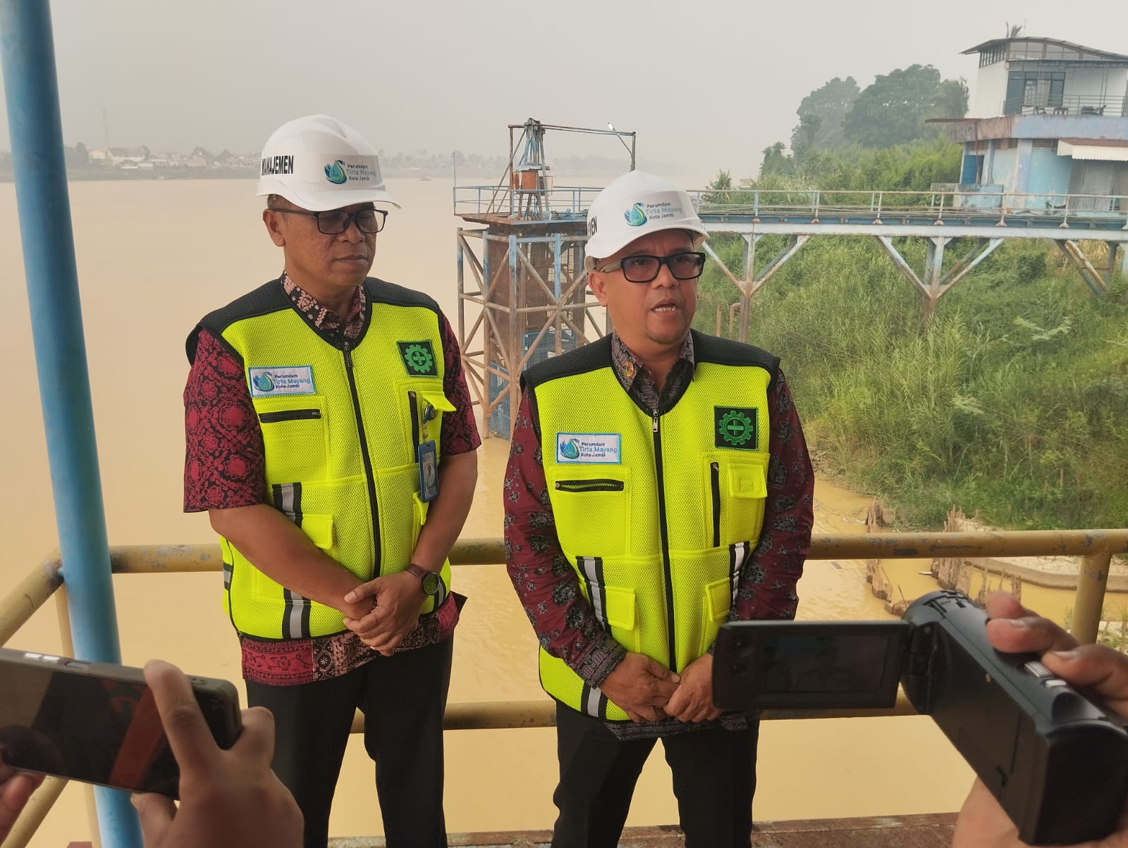 Kekeruhan Batanghari Tembus 4.500 NTU, 38 Ribu Pelanggan Tirta Mayang Terdampak Pelayanan