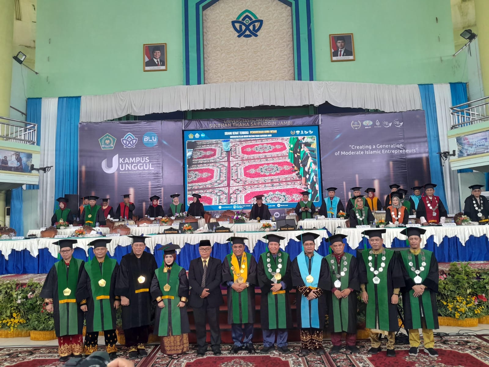 UIN STS Jambi Kukuhkan 5 Guru Besar, Harap Jadi Energi Baru Menuju Unggul World Class University