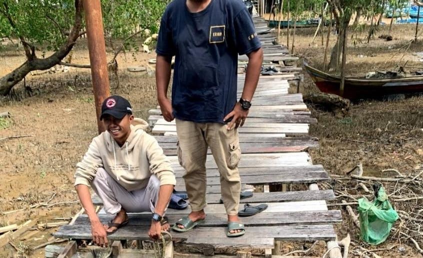 Masih Banyak Jerambah Kayu di Kuala Jambi, Butuh Perbaikan Permanen