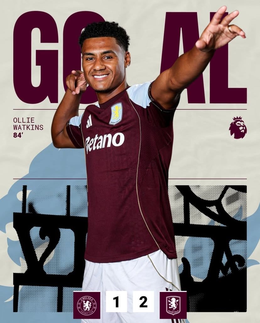 Hajar Chelsea 2-1, Aston Villa Raih 11 Kemenangan Beruntun