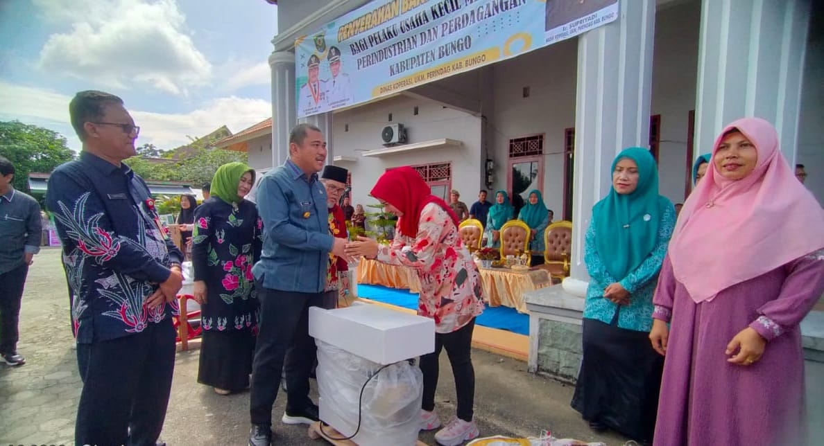 Penuhi Janji Politik, Mashuri Serahkan Bantuan 735 UMKM Emak-Emak