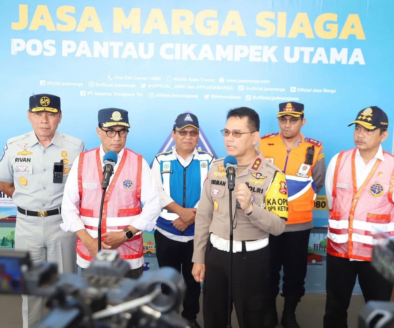 Pastikan Kelancaran Arus Balik Lebaran, Kemenhub, Korlantas Polri danJasa Raharja Tinjau Kondisi Lalu Lintas