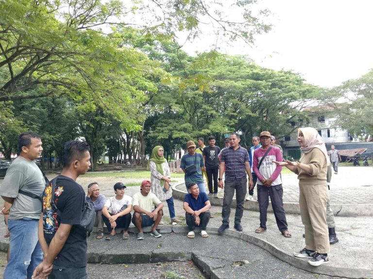 Revitalisasi Kota Muara Bungo, Dinas Perkim Tertibkan Pedagang Diatas Trotoar