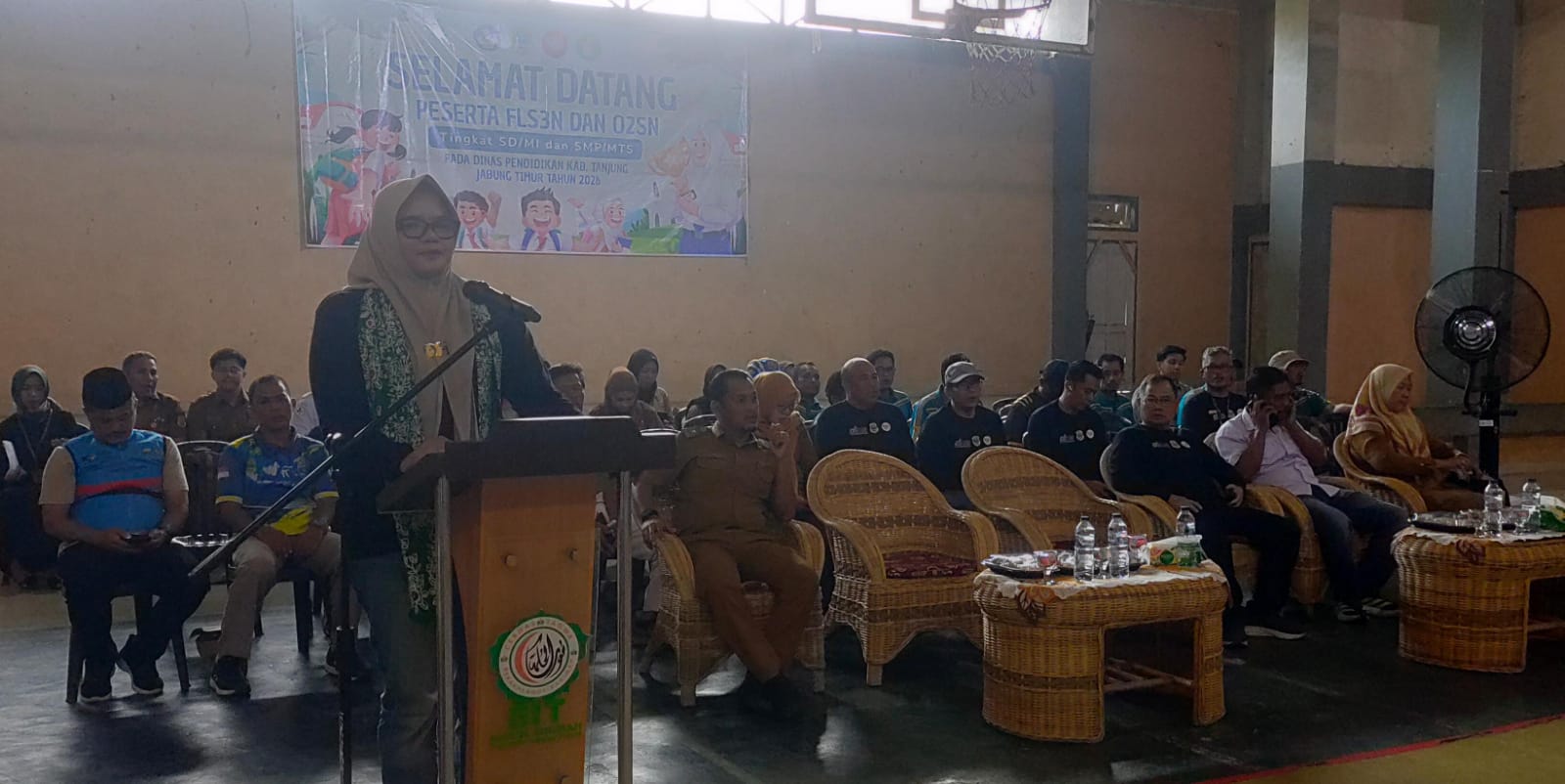Buka FLS3N dan O2SN Tanjabtim, Bupati Dillah Tekankan Sportivitas