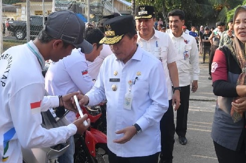 Gubernur Beri Bantuan Motor Dinas Untuk Kades Se Merangin, Pj Bupati: Terimakasih Pak Gubernur Jambi