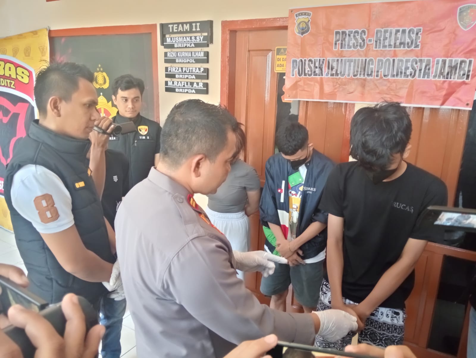 Polsek Jelutung ungkap Peredaran Narkoba Sistem Tempel, Pelaku: Dari Lapas Jambi 