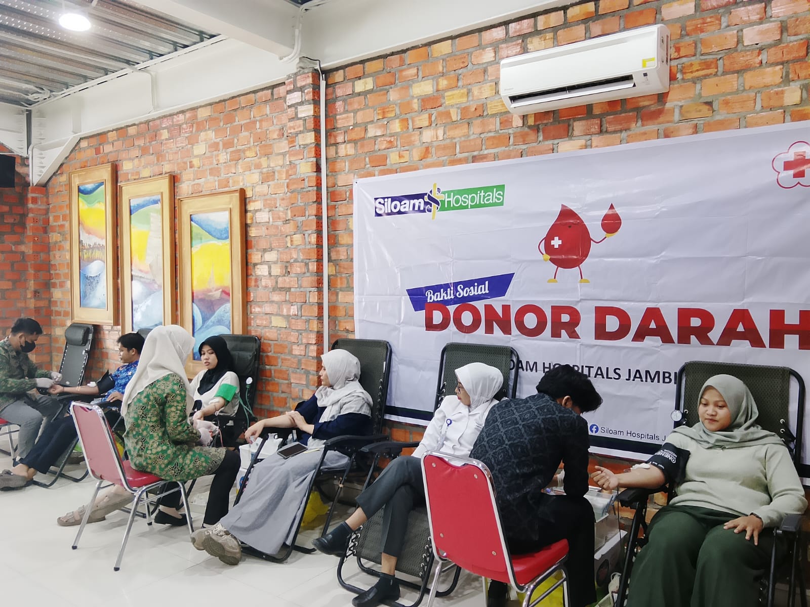 Anniversary ke - 15, Siloam Hospitals Jambi Gelar Bakti Sosial Donor Darah