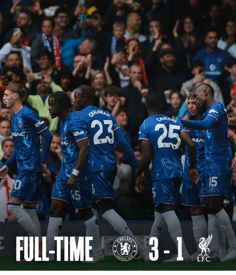 Libas Liverpool 3-1, Chelsea Tembus 5 Besar di Papan Klasemen