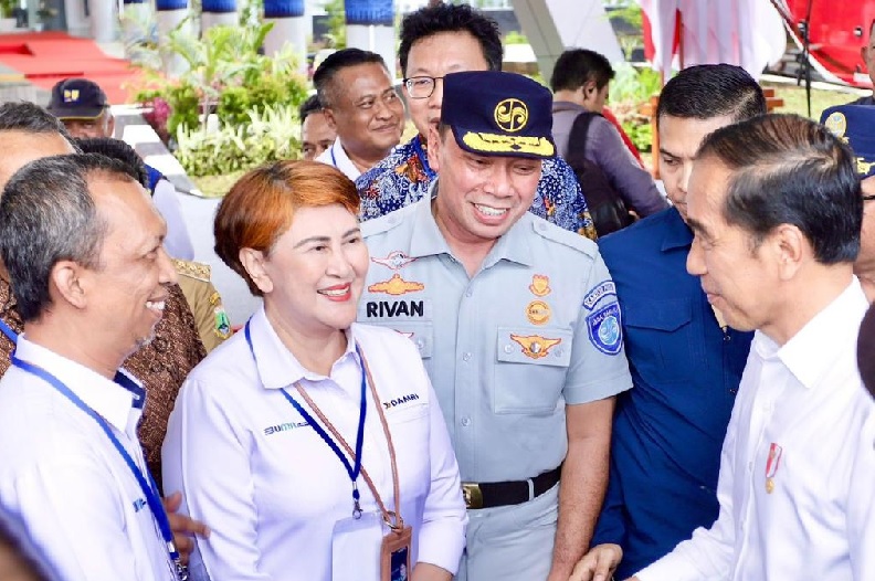 Direktur Utama Jasa Raharja Hadiri Peresmian Terminal Tipe A Pakupatan oleh Presiden Jokowi