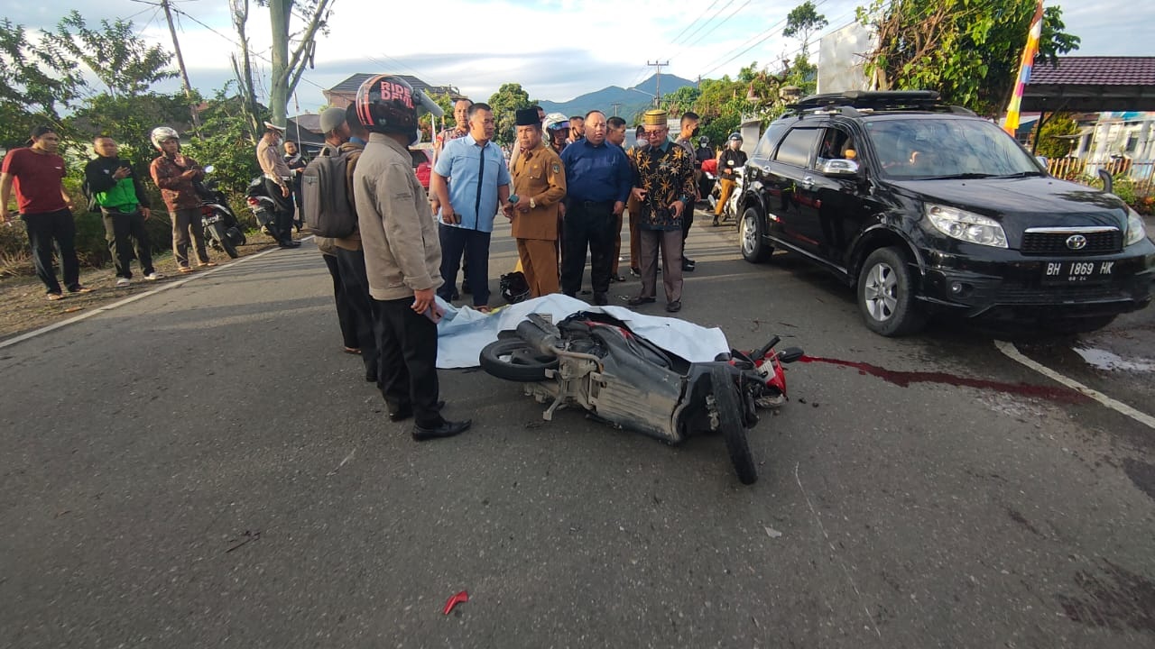 Tabrakan Maut di Kerinci, Satu Meninggal di Tempat