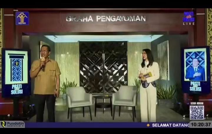 Pasti Ada Solusi Episode 19, Kanwil Kemenkum Jambi Ikuti Pembahasan Pengaduan Masyarakat
