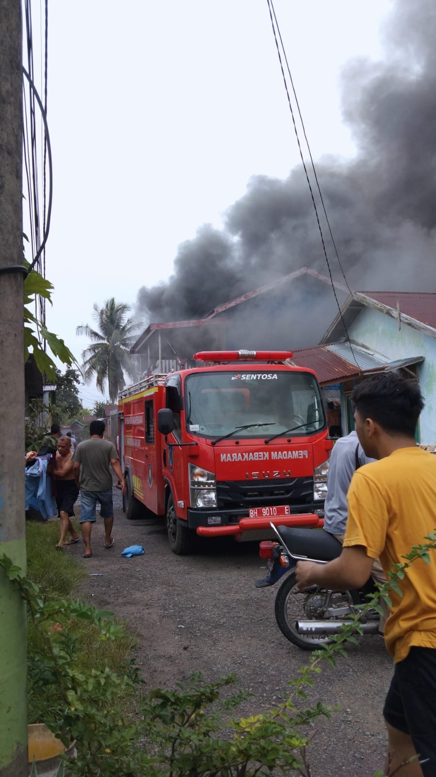 BREAKING NEWS: Perumahan Permata Hijau Kuala Tungkal Terbakar