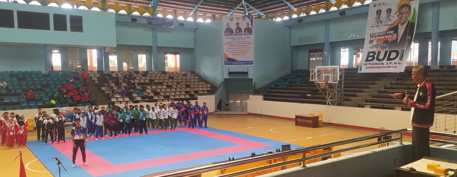  Laga Cabor Karate di Porprov Jambi XXIII Resmi Dimulai, Diikuti 173 Karateka, Perebutkan 124 Medali