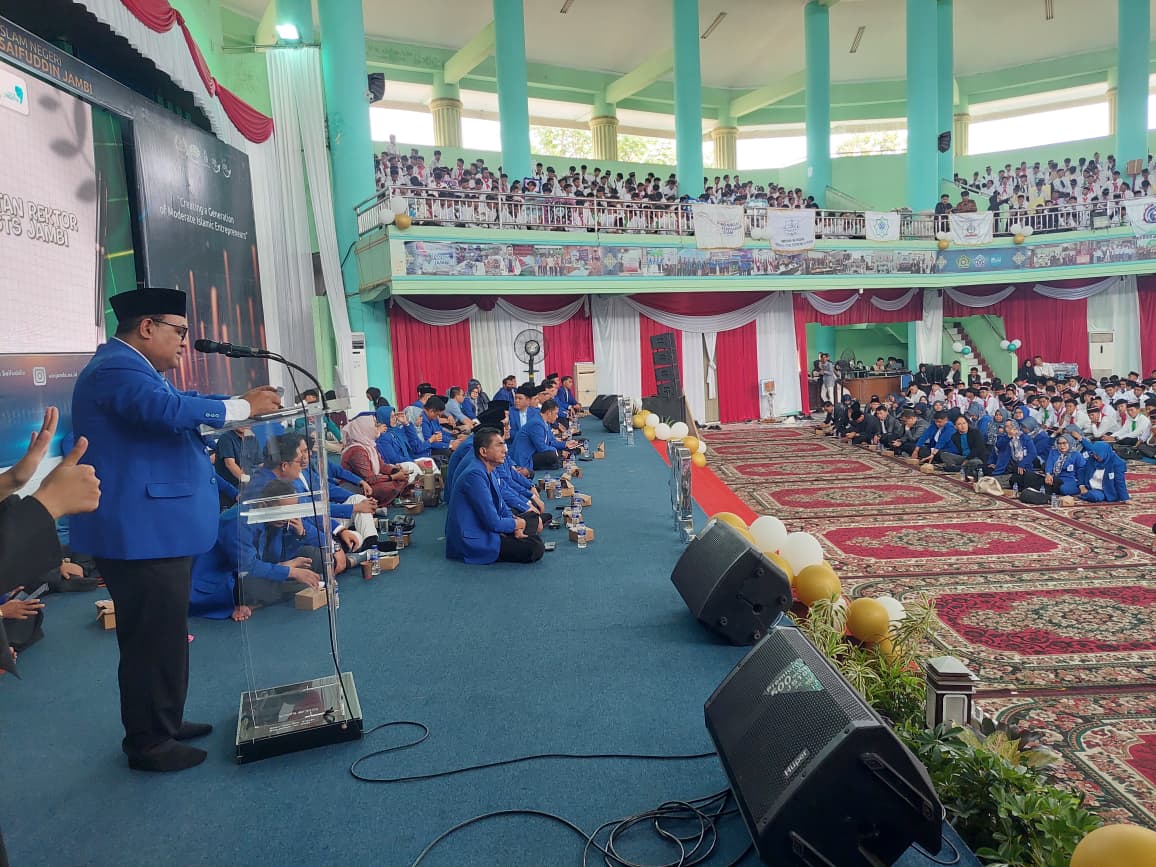 Selamat Datang di UIN STS Jambi, Rektor Tekankan PBAK Ajang Pengenalan Tradisi Kampus