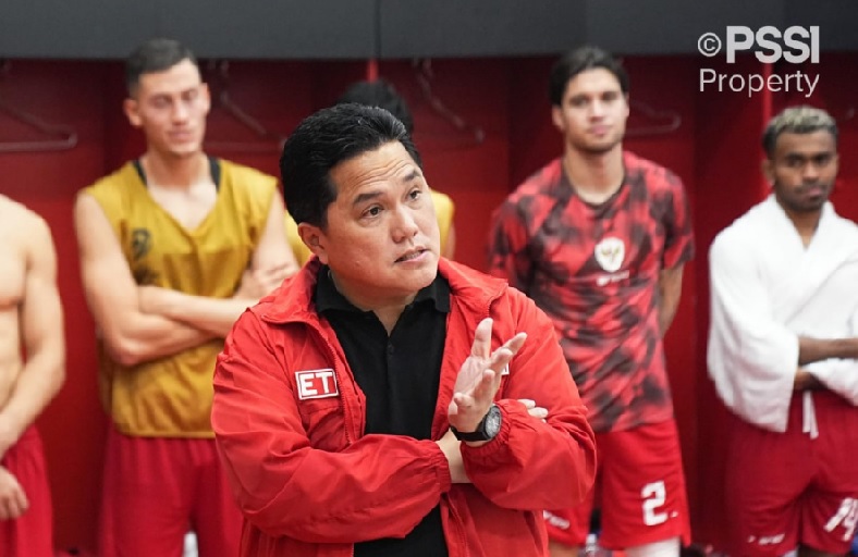 Masuk Ruag Ganti, Erick Thohir Minta Seluruhnya Lakukan Introspeksi