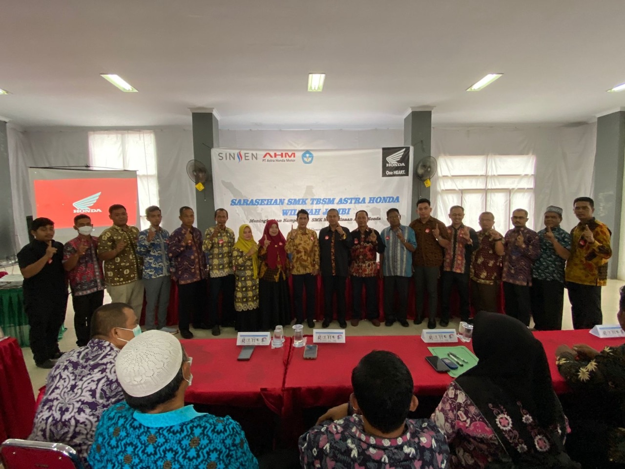 Sinsen Gelar Sarasehan bersama 23 SMK Mitra Binaan Astra Honda se-Provinsi Jambi 