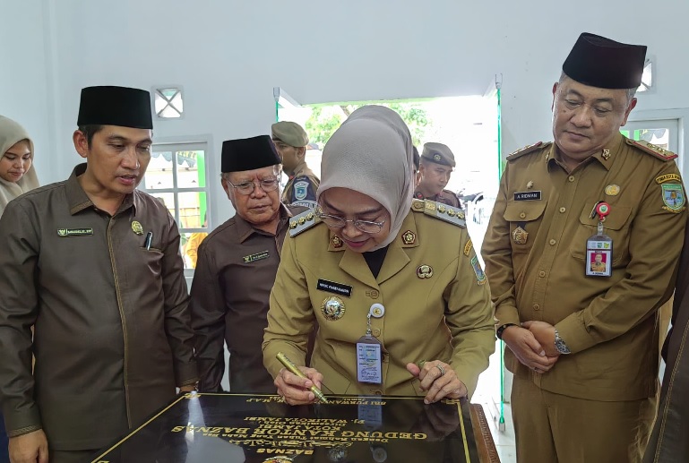 Pj Walikota Jambi Sri Resmikan Pemakaian Gedung Baznas