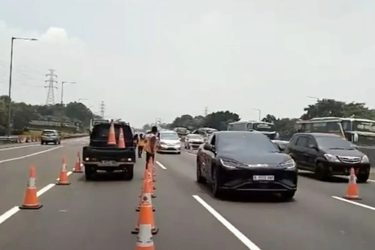 Arus Mudik Lebaran Makin Padat, Jasamarga Tambah Jalur Contraflow di Tol Japek