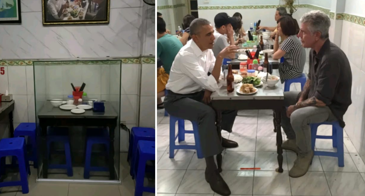 Meja Tempat Obama Makan Menu Seharga Rp90.000 Diabadikan Restoran Ini 