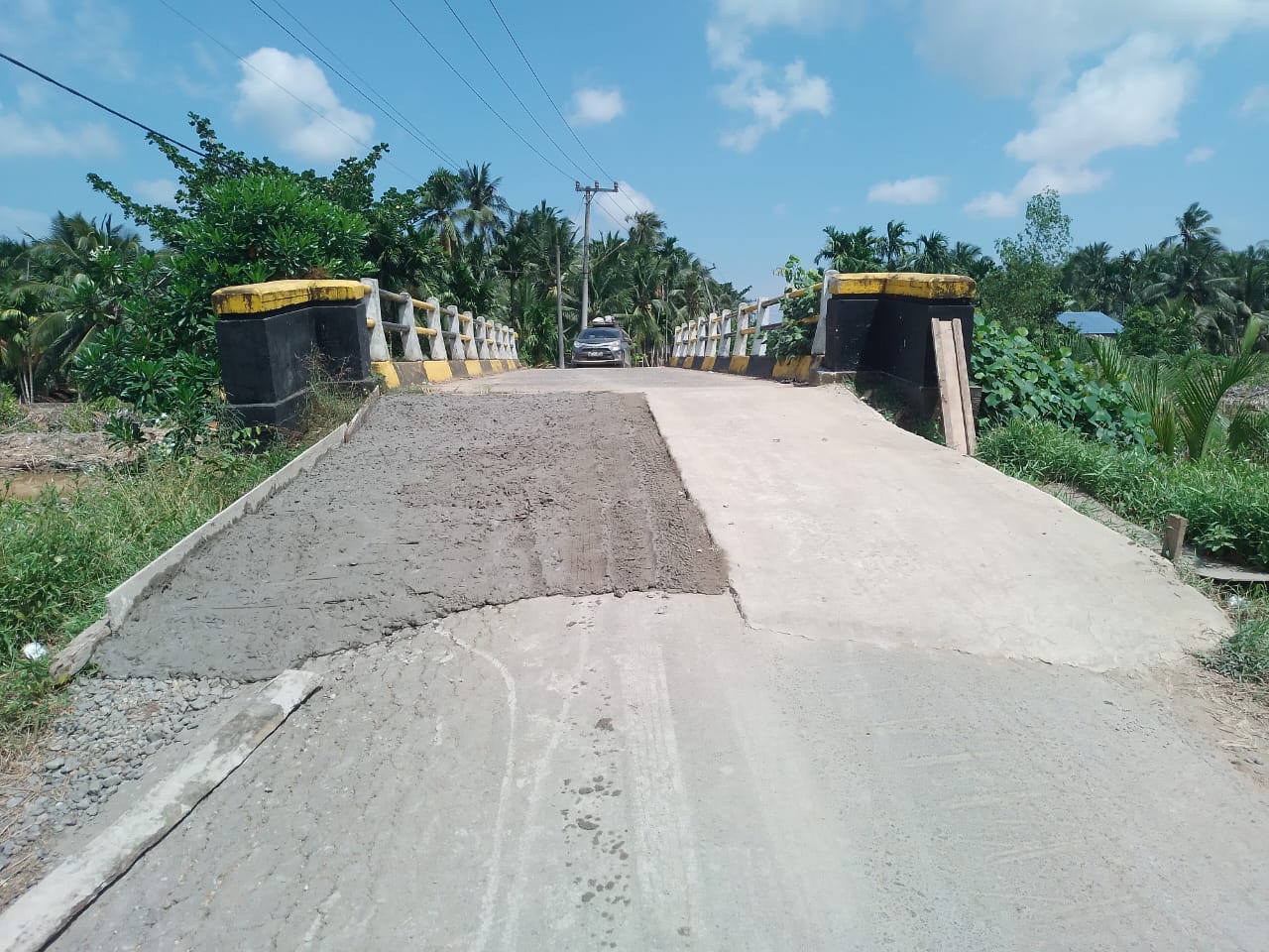 Oprit Jembatan Dibangun, Akses Warga Kian Nyaman