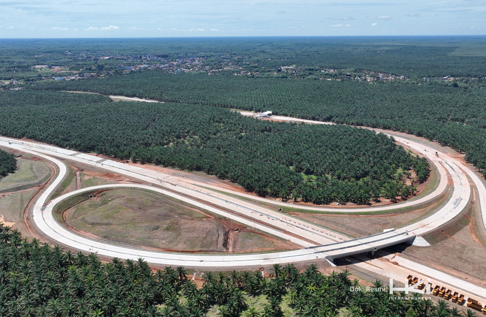 Progres Jalan tol Betung-Jambi Sudah 49 persen, Jarak Tempuh Betung-Supat Induk Hanya 30 Menit