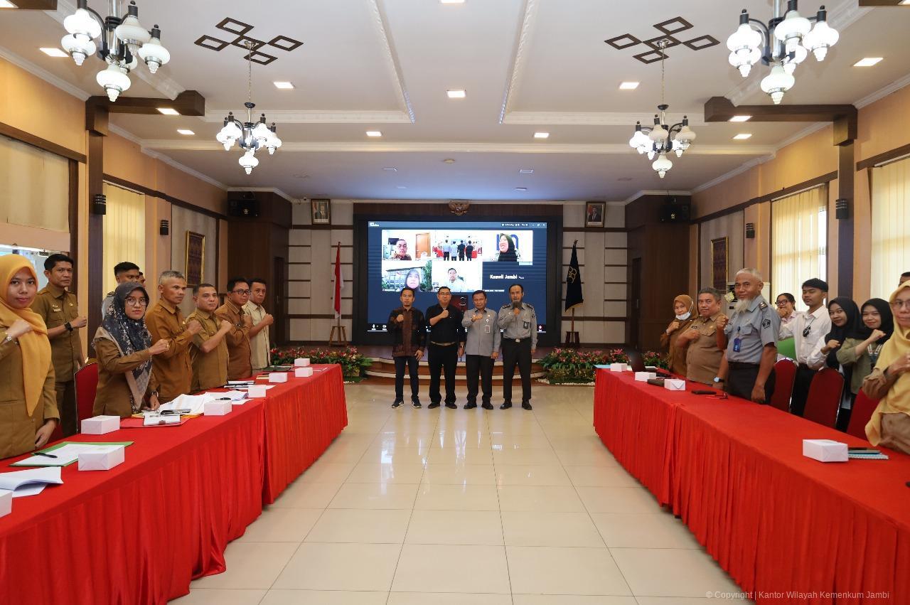 FGD Analisis dan Evaluasi Perda Tahun 2025, Kanwil Kemenkum Jambi Dorong Penguatan Regulasi Perlindungan Lahan