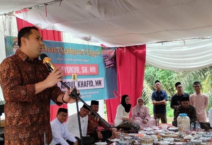 Warga Pulau Rengas Ulu Syukuran Negeri, Atas Terpilihnya SUKA Sebagai Bupati dan Wabup Merangin 2025-2030