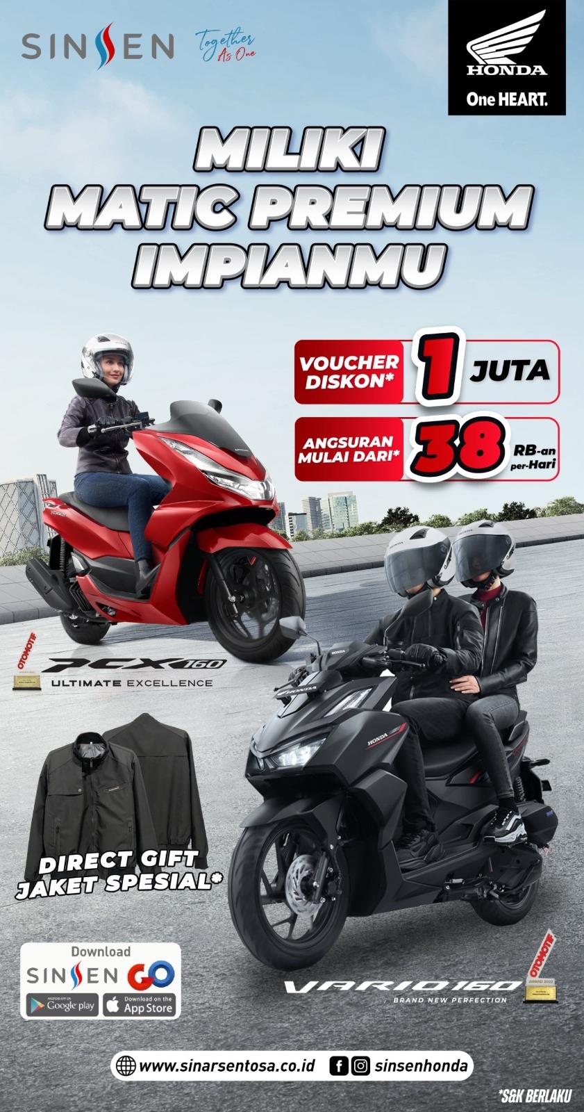 Bergaya Lebih Hemat dengan Matic Premium Honda Sekarang