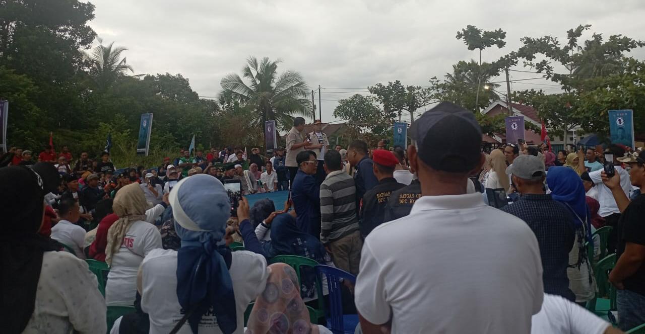 Ribuan Warga Kota Jambi Hadiri Kampanye Dan Komitmen Coblos Romi-Sudirman