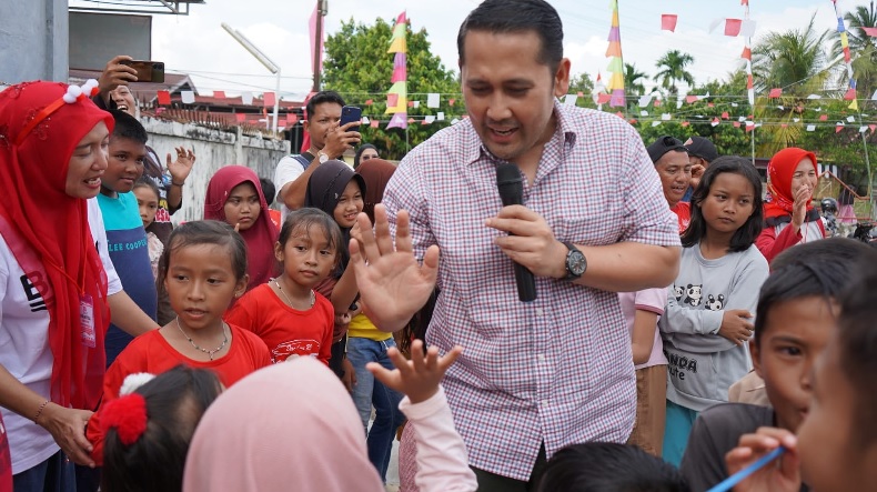 Bupati H M Syukur Semarakkan Aneka Lomba 17 Agustus