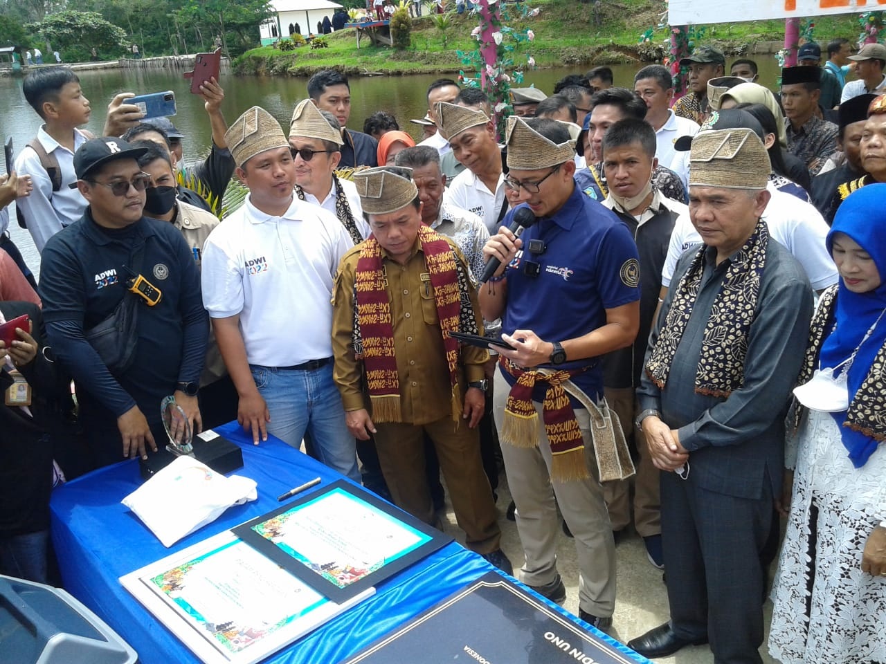 Kunjungi Kerinci, Menparekraf Sandiaga Uno: Kerinci Memiliki Daya Tarik yang Luar Biasa