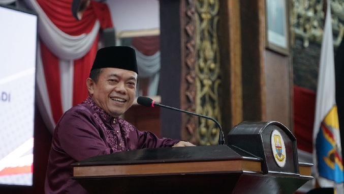 Dihadapan Jaksa Agung dan Menteri ATR/BPN,  Gubernur Al Haris Ajak Semua Bersatu Membangun Jambi